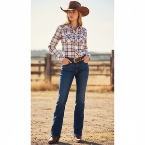 Rank 45 western shirt women’s‎ size XS NWT